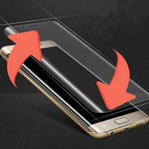 갤럭시노트7 노트FE N930S SM-N935 룻븐 TPU우레탄 안티쇼크 케이스호환 복원력좋은 액정풀커버 액정보호필름, 2매