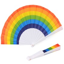 쥘부채 접는부채 접이 휴대용 무대 공연 응원 색동, 제품선택