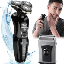 홈쇼핑 전기 면도기 코털제거기 휴대용 방수 3헤드 입체면 맥스 전기 면도기 세트, 맥스면도기+휴대용+코털제거기