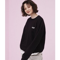 (국내매장판) 휠라 스몰로고 맨투맨 FE2POD5103X_BLK 블랙