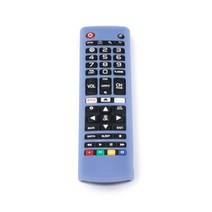 충격 방지 리모컨 케이스 실리콘 보호 커버 LG TV AKB75095307 AKB74915305 AKB75375604 리모컨용, LIGHT BLUE