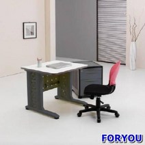Foryou2793 일자형책상 컴퓨터책상 조립식책상 철제책상 책상 책장 책꽂이, 그린 그린