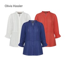 [올리비아하슬러] 타이니 레이스 블라우스_OH0MBL117