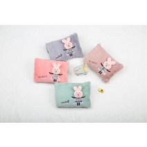 도매 공장 직접 판매 충전식 손 따뜻하게 두꺼운 이동식 씻기 온수 가방 더블 플러그 따뜻한 가방 지퍼 전기 난방 가방 드롭 배송, 분리형 입체 토끼 모피 베개