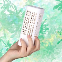 오휴 광촉매 천연 탈취제 새집 증후군 냄새 제거 곰팡이 냄새 제거, 100g, 1개, 백토볼 화이트바디 블랙라인 (감)