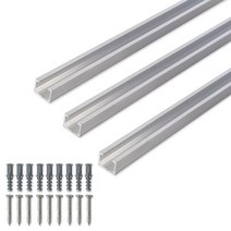 실버 액자레일90cm*3개입 나사못포함, 3개