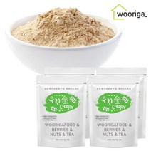 우리가스토리 캐나다산 볶은 흰강낭콩 분말 가루, 500g, 4봉