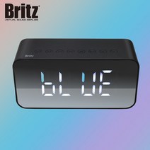 브리츠 BZ-MX2100 블루투스 스피커 무소음 디지털 LED 알람 탁상시계 C타입충전, 1