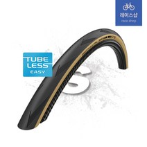 슈발베원 프로원 튜브리스이지 700X25 로드 바이크 자전거 튜브리스 타이어, 슈발베원 튜브리스이지 블랙
