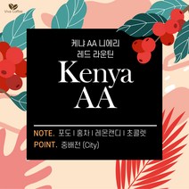 [비바커피원두]케냐 니에리 레드 마운틴 AA 핸드드립 더치 스페셜티 로스팅 원두 200g, 홀빈(분쇄안함)