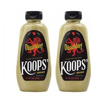 쿱스 머스타드 뒤셀도르프 340g 2팩 Koops Mustard Dusseldorf, 2개
