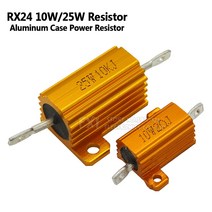 저항기 가변저항 전자 필름1PCS 10W 25W 알루미늄 전원 금속 쉘 케이스 권선 저항기 0.01 30K 1 2 3 5 6 8, 08 5W 2.7R