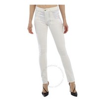 Filles A Papa Ladies Pants White Satine Jeans Waist Size 2462046231-53-WHITE