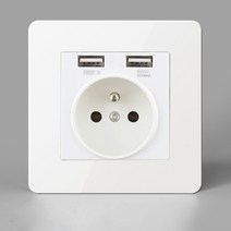 똑딱이 토글 스위치 12345 갱 벽 터치 AC110250V 램프, 14.FR USB