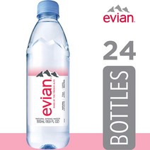 에비앙 네츄럴 미네랄워터 FRENCH ALPS [500ml x 24], 24개, 500ml