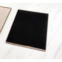 AL 골드 고급 사각 인테리어 트레이 시계 쥬얼리 엑세서리 전시용, 블랙