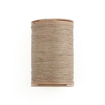 [BIBON 비본] 린넨실 0.55mm 가죽공예실 북바인딩 초실 린넨사 M010 모카, 단품