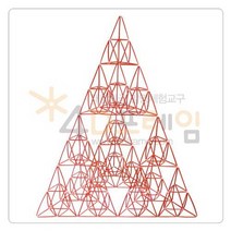 [포디프레임] 시에르핀스키 피라미드 이등변 3단계(구성: 2단계 4ea)