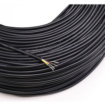 2510M 28AWG UL2464 피복 와이어 케이블 채널 오디오 라인 2 3 4 5 6 7 8 9 10 코어 절연 구리 신호 제어, [02] Blacke, [03] 10 Meters, [08] 9 Cores