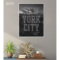 아이엠스톡 인테리어 액자 New York City 시리즈 062 뉴욕 사진 원목 캔퍼스액자, 블랙원목