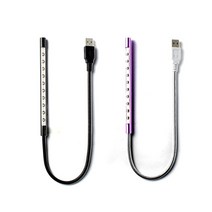비투비월드 USB 10구 LED 스탠드(터치)/컴퓨터 노트북 조명, 단일옵션