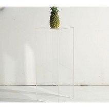 아크릴 소품 받침대 투명진열대 전시대 디피 스탠드 상품전시대 4color, L. 투명진열대 투명/30x30x80cm