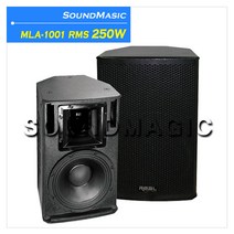 REAL/MLA1001/RMS 250W/강의실/회의실/카페/유아실/자모실/스테이지 모니터 스피커/메인 스피커/교회/강당/체육관