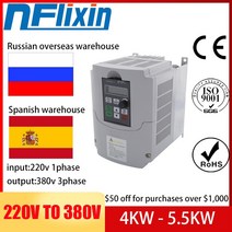 속도 모터 DC 조절기 컨트롤러 VFD 4KW 5.5kw 50hz 60hz 단상 ac 3 상 380v 415v 주파수 변환기 인 제어용, 05 keyboard cable