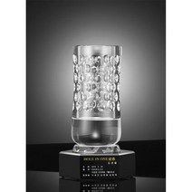 크리스탈 트로피 BT180 싱글패 이븐파 홀인원 트로피, 단품