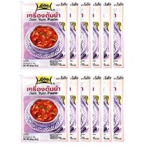 태국 똠양꿍 소스 페이스트 똠양 12팩, tomyum paste