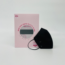 올바른 입체형 비말차단마스크 (KF-AD) (검정색) (중형), 30개입, 1개, 블랙