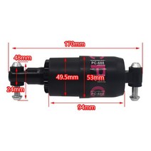 킥보드 쇼바 120mm/145mm/170mm MTB 접이식 전기 자전거 액세서리용 새로운 충격 흡수 장치 스프링 후면, 03 170MM, 한개옵션1