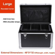 알루미늄 가방 도구 상자 전문 완벽한 도구 상자 방수 휴대용 잠글 수있는 가정용 스토리지 대용량