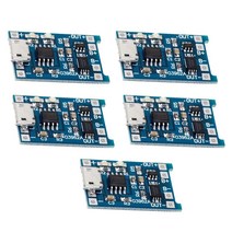 5pc 5V 1A 마이크로 리튬 배터리 충전기 모듈 보호 보드 전동 공구 작업장 장, 한개옵션0