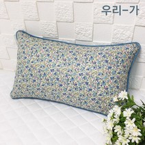 우리가 순면100% 샤샤삥 푹신한 수제 아동 라텍스 메모리폼 베개커버 35x55(커버만)