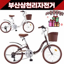 삼천리 2021프리즘 20인치 미니벨로 접이식 폴딩자전거 / 사은품증정, 브라운