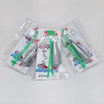한세인 묶음추 원투채비 바늘12호 4개입, 긴모양바늘12호_봉돌12호(4개입)