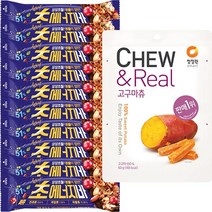 롯데 초에너지바 40gx10개 + 청정원 고구마츄 1개, 1