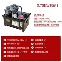 유압실린더 유압프레스 릴호스 유압 시스템 소형 마이크로 오일 펌프 모터 실린더, 1.0.75KW Standard1
