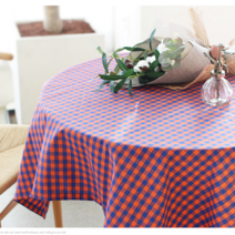비비드체크 티테이블커버(4color)미니식탁보 65x65, S 65x65cm, 레드