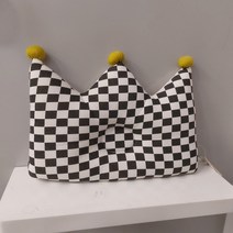 압소바 65% 왕관 모양의 편안한 짱구 베개, 크림