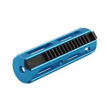 수압대패 VULPO CNC 알루미늄 사일런트 베어링 피스톤 헤드 및 실린더 세트 에어소프트 버전 2/3 기어박스, 12 14 Teeth Piston Blue