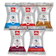 Illy 일리머신 전용 싱글 커피캡슐 7종 맛선택 총100캡슐 (50캡슐+50캡슐) 골라담기원산지: 상세설명참조, 01. 클라시코(미디움) 50캡슐_06. 에티오피아 5