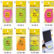 프린텍 애니라벨 모양 스티키노트 접착메모 50매 포스트접착메모잍, 자동차, 1개