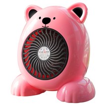 가정용 히터 미니 데스크탑 히터 사무실 전기 히터 전기 히터, 리틀베어(핑크)