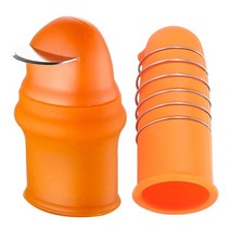 과일수확기 열매따기 실리콘 엄지 칼 농업 보호 손톱 커터 정원 빠른 따기 수확 식물 과일 야채 분리기 도구, 06