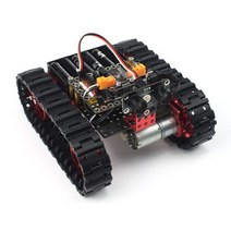 아두이노 자율 주행 로봇 모바일 코딩 캐터필러 궤도 알루미늄 키트 프로그래밍 DIY 기계식 RC 원격 제어, 기본