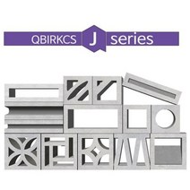 [건축자재팀버주식회사]콘크리트 디자인 블록 - 큐블록 큐브릭스 J시리즈/전화문의 필수/담장/외벽/카페인테리어/주택담벼락/벽돌인테리어/전원주택담장/포인트인테리어/원형벽돌/사각벽돌, C332(300x300x200)