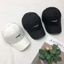 레터링 볼캡 워싱 흘림체 글자 모자 남자 여자 공용 볼캡