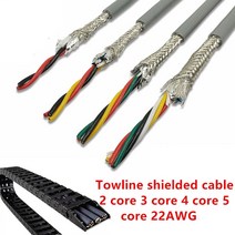 선통대 요비선 손통기 1715201822awg 2-8 코어 towline 차폐 케이블 1m pvc 유연한 와이어 굽힘 부식 방지 구리 와이어 저항, 15 awg 1미터, 6코어